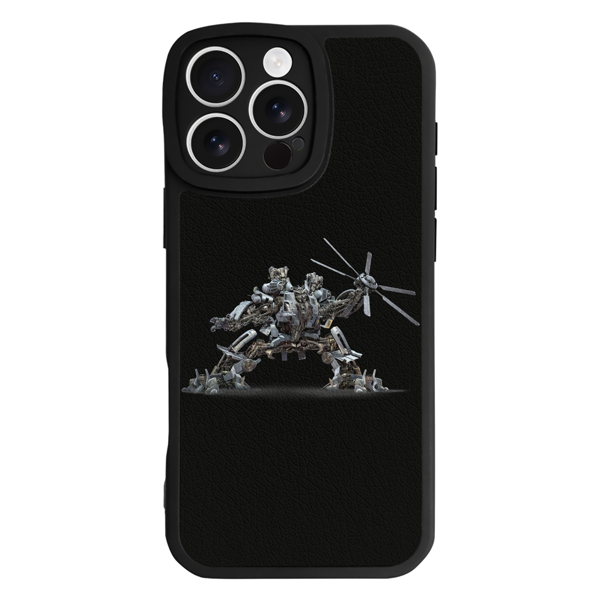 （画像用） Transformers トランスフォーマー 【iPhone 16シリーズ対応】シリコンスマホケース（レザー調） 材質：シリコン